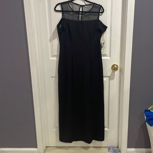 Black evening gown